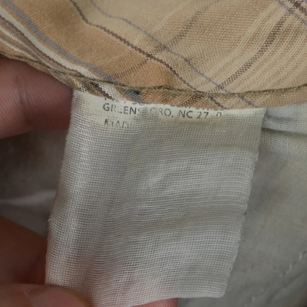 Vintage Wrangler Hero Cargo Shorts Mens 36x10 Plaid Cotton Outdoor Utility Y2K